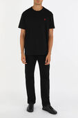 Crewneck T-Shirt in Black